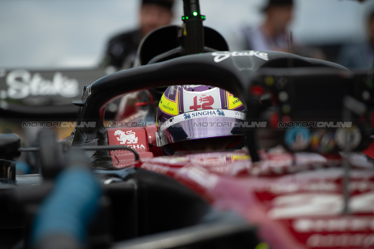 GP CANADA, Zhou Guanyu (CHN) Alfa Romeo F1 Team C43 on the grid.

18.06.2023. Formula 1 World Championship, Rd 9, Canadian Grand Prix, Montreal, Canada, Gara Day.

- www.xpbimages.com, EMail: requests@xpbimages.com © Copyright: Price / XPB Images