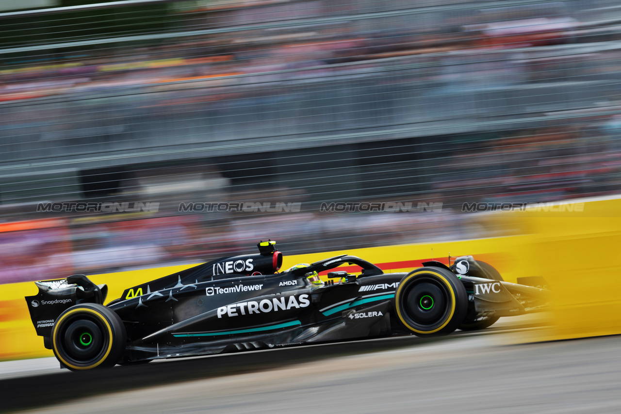 GP CANADA, Lewis Hamilton (GBR) Mercedes AMG F1 W14.

18.06.2023. Formula 1 World Championship, Rd 9, Canadian Grand Prix, Montreal, Canada, Gara Day.

- www.xpbimages.com, EMail: requests@xpbimages.com © Copyright: Price / XPB Images