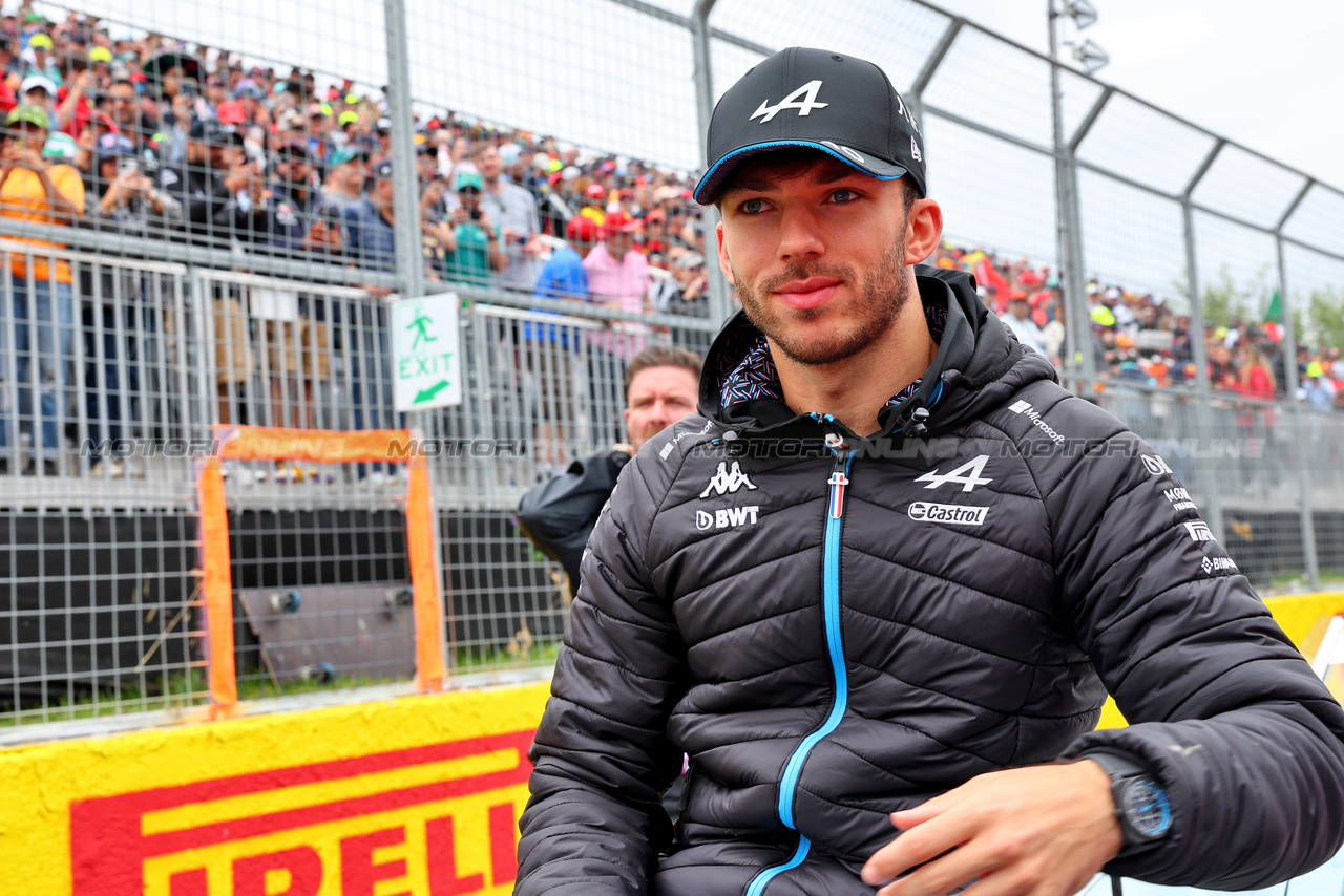GP CANADA, Pierre Gasly (FRA) Alpine F1 Team on the drivers' parade.

18.06.2023. Formula 1 World Championship, Rd 9, Canadian Grand Prix, Montreal, Canada, Gara Day.

- www.xpbimages.com, EMail: requests@xpbimages.com © Copyright: Batchelor / XPB Images
