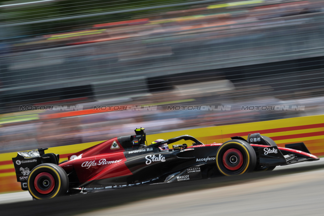 GP CANADA, Zhou Guanyu (CHN) Alfa Romeo F1 Team C43.

18.06.2023. Formula 1 World Championship, Rd 9, Canadian Grand Prix, Montreal, Canada, Gara Day.

- www.xpbimages.com, EMail: requests@xpbimages.com © Copyright: Price / XPB Images