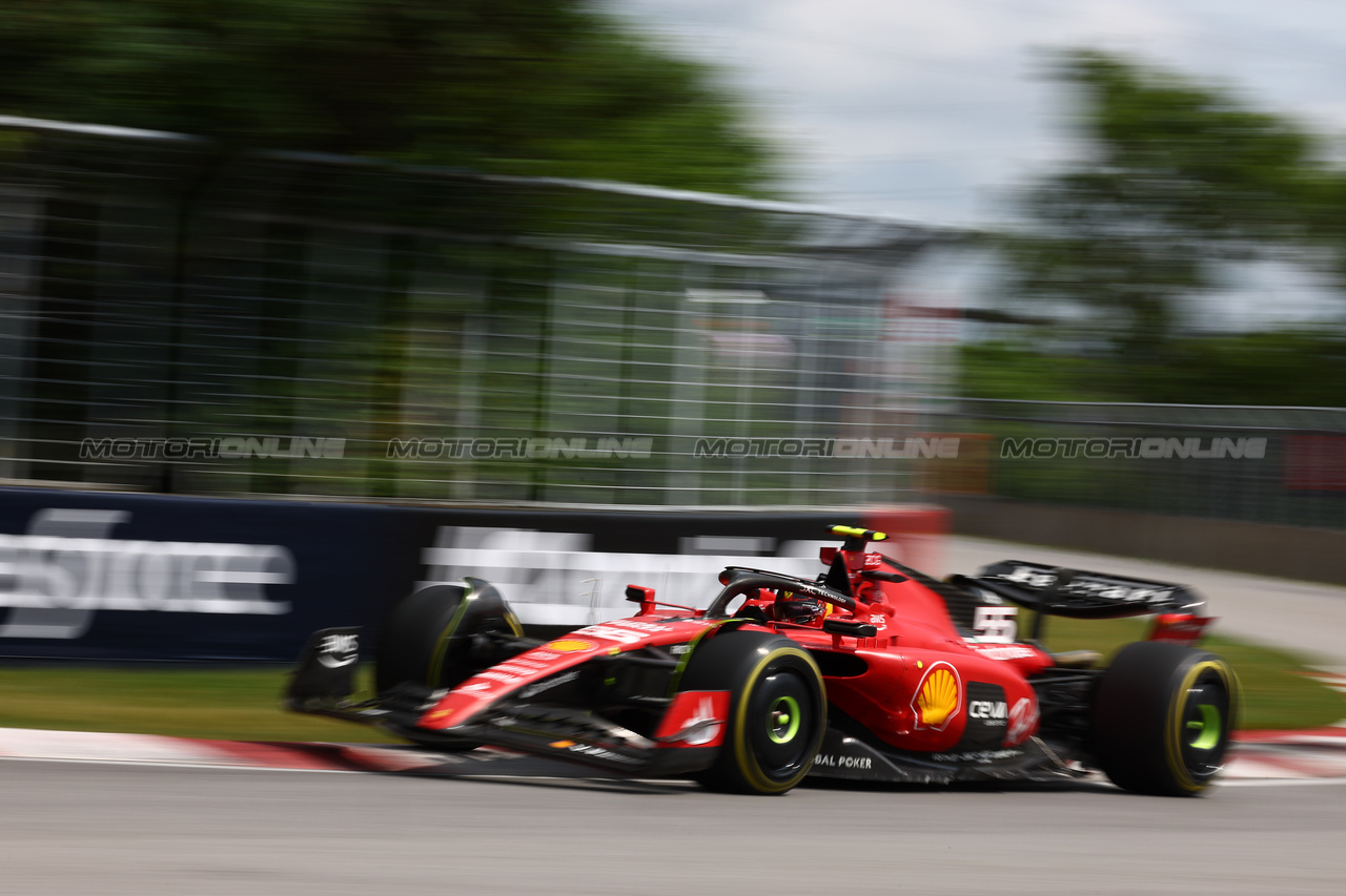 GP CANADA, Carlos Sainz Jr (ESP) Ferrari SF-23.

18.06.2023. Formula 1 World Championship, Rd 9, Canadian Grand Prix, Montreal, Canada, Gara Day.

 - www.xpbimages.com, EMail: requests@xpbimages.com © Copyright: Coates / XPB Images