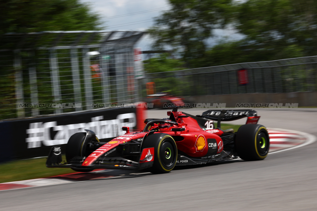 GP CANADA, Charles Leclerc (MON) Ferrari SF-23.

18.06.2023. Formula 1 World Championship, Rd 9, Canadian Grand Prix, Montreal, Canada, Gara Day.

 - www.xpbimages.com, EMail: requests@xpbimages.com © Copyright: Coates / XPB Images