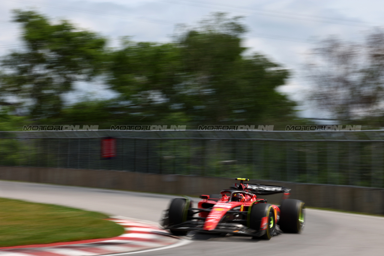 GP CANADA, Carlos Sainz Jr (ESP) Ferrari SF-23.

18.06.2023. Formula 1 World Championship, Rd 9, Canadian Grand Prix, Montreal, Canada, Gara Day.

 - www.xpbimages.com, EMail: requests@xpbimages.com © Copyright: Coates / XPB Images