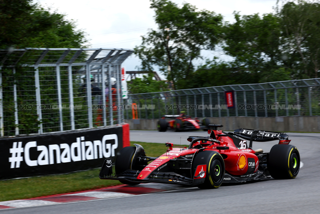 GP CANADA, Charles Leclerc (MON) Ferrari SF-23.

18.06.2023. Formula 1 World Championship, Rd 9, Canadian Grand Prix, Montreal, Canada, Gara Day.

 - www.xpbimages.com, EMail: requests@xpbimages.com © Copyright: Coates / XPB Images