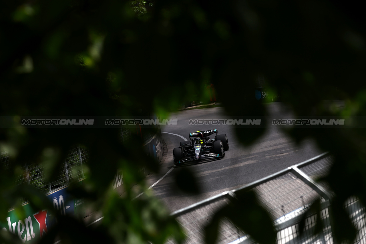 GP CANADA, Lewis Hamilton (GBR) Mercedes AMG F1 W14.

18.06.2023. Formula 1 World Championship, Rd 9, Canadian Grand Prix, Montreal, Canada, Gara Day.

 - www.xpbimages.com, EMail: requests@xpbimages.com © Copyright: Coates / XPB Images