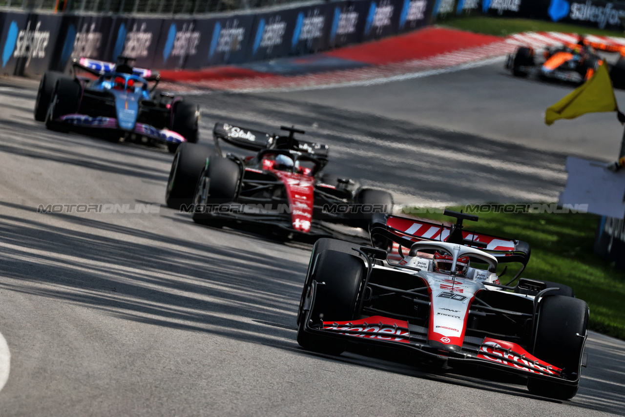 GP CANADA, Kevin Magnussen (DEN) Haas VF-23.

18.06.2023. Formula 1 World Championship, Rd 9, Canadian Grand Prix, Montreal, Canada, Gara Day.

 - www.xpbimages.com, EMail: requests@xpbimages.com © Copyright: Coates / XPB Images