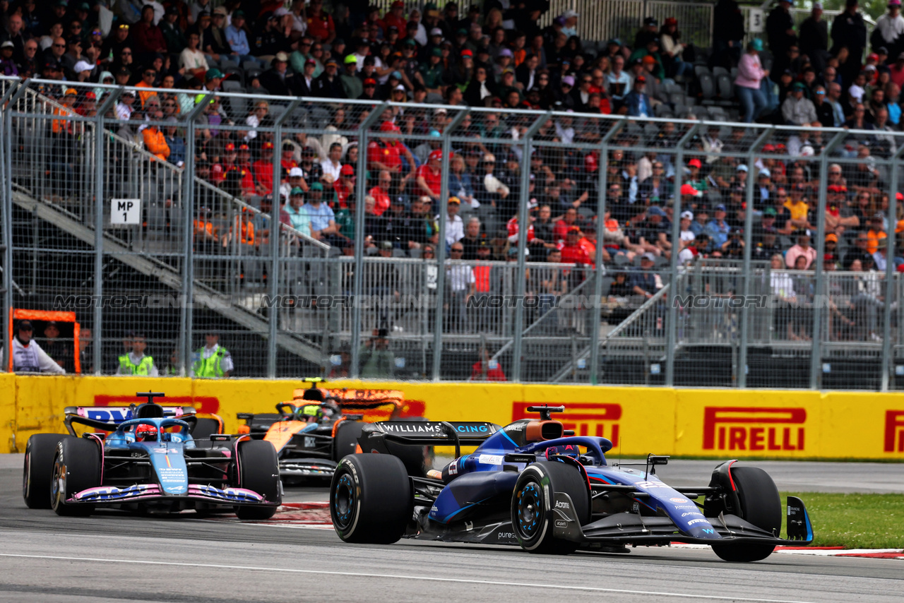 GP CANADA, Alexander Albon (THA) Williams Racing FW45.

18.06.2023. Formula 1 World Championship, Rd 9, Canadian Grand Prix, Montreal, Canada, Gara Day.

 - www.xpbimages.com, EMail: requests@xpbimages.com © Copyright: Coates / XPB Images
