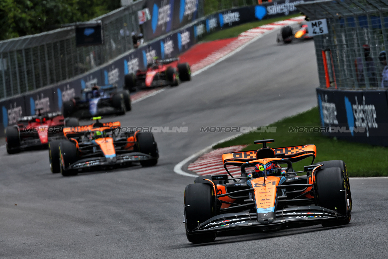 GP CANADA, Oscar Piastri (AUS) McLaren MCL60.

18.06.2023. Formula 1 World Championship, Rd 9, Canadian Grand Prix, Montreal, Canada, Gara Day.

 - www.xpbimages.com, EMail: requests@xpbimages.com © Copyright: Coates / XPB Images