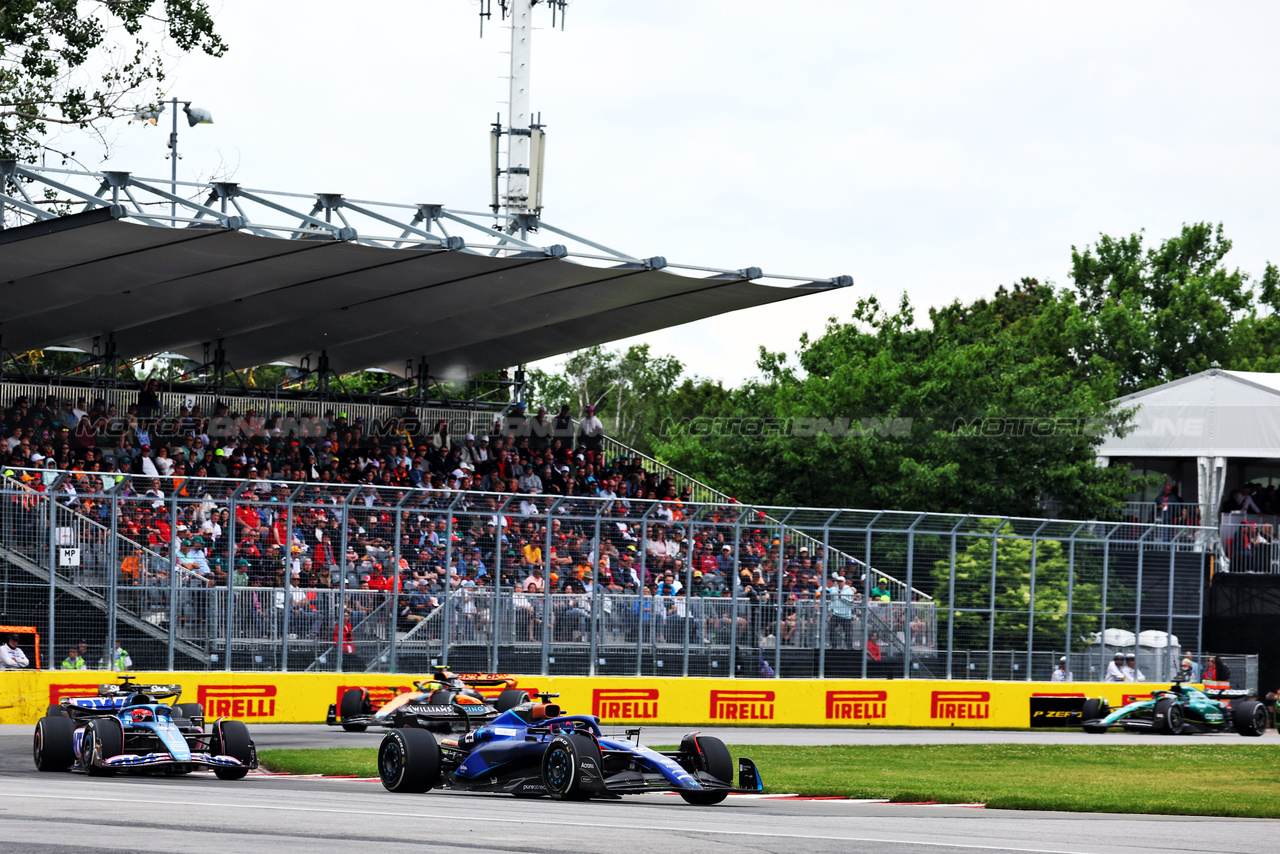 GP CANADA, Alexander Albon (THA) Williams Racing FW45.

18.06.2023. Formula 1 World Championship, Rd 9, Canadian Grand Prix, Montreal, Canada, Gara Day.

 - www.xpbimages.com, EMail: requests@xpbimages.com © Copyright: Coates / XPB Images
