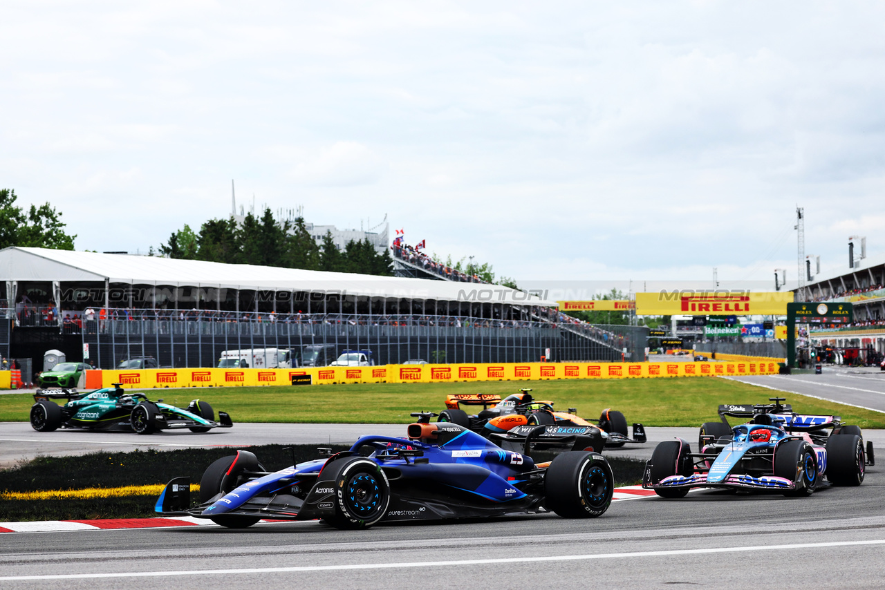 GP CANADA, Alexander Albon (THA) Williams Racing FW45.

18.06.2023. Formula 1 World Championship, Rd 9, Canadian Grand Prix, Montreal, Canada, Gara Day.

 - www.xpbimages.com, EMail: requests@xpbimages.com © Copyright: Coates / XPB Images
