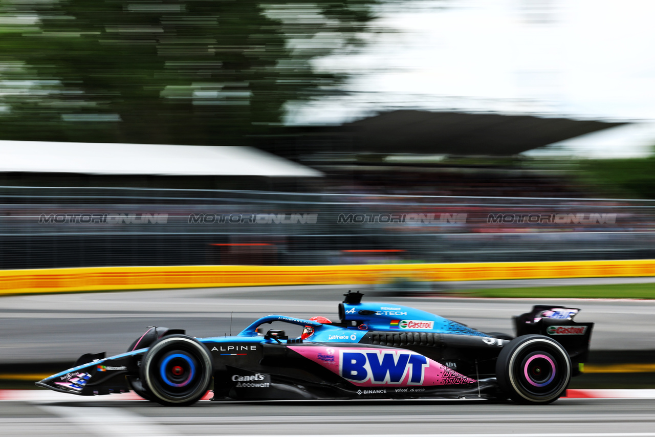 GP CANADA, Esteban Ocon (FRA) Alpine F1 Team A523.

18.06.2023. Formula 1 World Championship, Rd 9, Canadian Grand Prix, Montreal, Canada, Gara Day.

 - www.xpbimages.com, EMail: requests@xpbimages.com © Copyright: Coates / XPB Images
