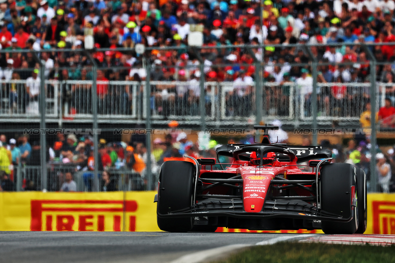 GP CANADA, Charles Leclerc (MON) Ferrari SF-23.

18.06.2023. Formula 1 World Championship, Rd 9, Canadian Grand Prix, Montreal, Canada, Gara Day.

 - www.xpbimages.com, EMail: requests@xpbimages.com © Copyright: Coates / XPB Images