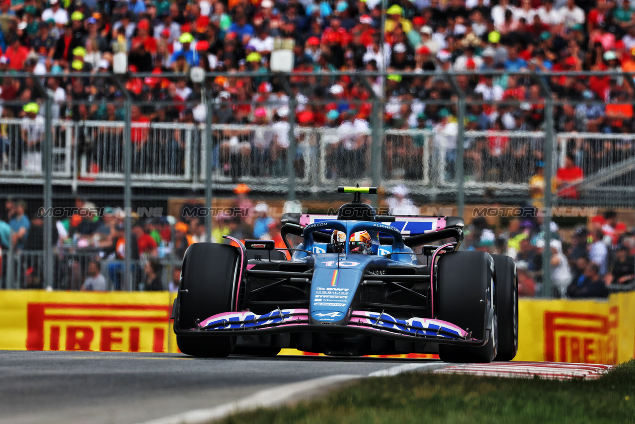 GP CANADA, Pierre Gasly (FRA) Alpine F1 Team A523.

18.06.2023. Formula 1 World Championship, Rd 9, Canadian Grand Prix, Montreal, Canada, Gara Day.

 - www.xpbimages.com, EMail: requests@xpbimages.com © Copyright: Coates / XPB Images
