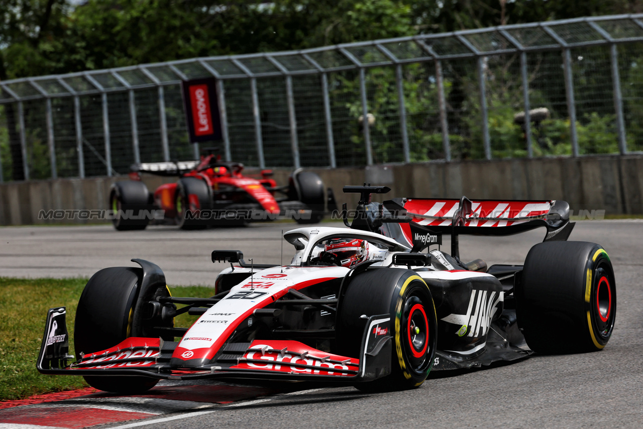 GP CANADA, Kevin Magnussen (DEN) Haas VF-23.

18.06.2023. Formula 1 World Championship, Rd 9, Canadian Grand Prix, Montreal, Canada, Gara Day.

 - www.xpbimages.com, EMail: requests@xpbimages.com © Copyright: Coates / XPB Images