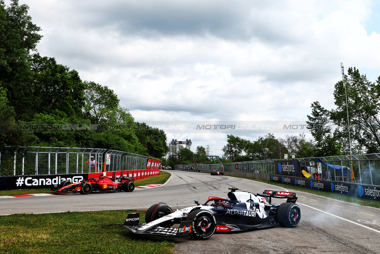 GP CANADA, Nyck de Vries (NLD) AlphaTauri AT04 returns to the circuit.

18.06.2023. Formula 1 World Championship, Rd 9, Canadian Grand Prix, Montreal, Canada, Gara Day.

 - www.xpbimages.com, EMail: requests@xpbimages.com © Copyright: Coates / XPB Images