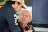 GP CANADA, Sergio Perez (MEX) Red Bull Racing with Dr Helmut Marko (AUT) Red Bull Motorsport Consultant.
18.06.2023. Formula 1 World Championship, Rd 9, Canadian Grand Prix, Montreal, Canada, Gara Day.
- www.xpbimages.com, EMail: requests@xpbimages.com © Copyright: Price / XPB Images