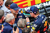 GP CANADA, Gara winner Max Verstappen (NLD) Red Bull Racing with Adrian Newey (GBR) Red Bull Racing Chief Technical Officer e Dr Helmut Marko (AUT) Red Bull Motorsport Consultant in parc ferme.
18.06.2023. Formula 1 World Championship, Rd 9, Canadian Grand Prix, Montreal, Canada, Gara Day.
- www.xpbimages.com, EMail: requests@xpbimages.com © Copyright: Batchelor / XPB Images
