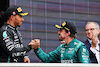 GP CANADA, Fernando Alonso (ESP) Aston Martin F1 Team celebrates his second position with third placed Lewis Hamilton (GBR) Mercedes AMG F1 on the podium.
18.06.2023. Formula 1 World Championship, Rd 9, Canadian Grand Prix, Montreal, Canada, Gara Day.
- www.xpbimages.com, EMail: requests@xpbimages.com © Copyright: Bearne / XPB Images