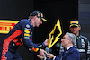 GP CANADA, Gara winner Max Verstappen (NLD) Red Bull Racing celebrates on the podium.
18.06.2023. Formula 1 World Championship, Rd 9, Canadian Grand Prix, Montreal, Canada, Gara Day.
- www.xpbimages.com, EMail: requests@xpbimages.com © Copyright: Bearne / XPB Images