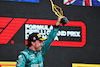 GP CANADA, Fernando Alonso (ESP) Aston Martin F1 Team celebrates his second position on the podium.
18.06.2023. Formula 1 World Championship, Rd 9, Canadian Grand Prix, Montreal, Canada, Gara Day.
- www.xpbimages.com, EMail: requests@xpbimages.com © Copyright: Bearne / XPB Images