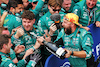 GP CANADA, Aston Martin F1 Team celebrate second position for Fernando Alonso (ESP) Aston Martin F1 Team in parc ferme with the champagnr.
18.06.2023. Formula 1 World Championship, Rd 9, Canadian Grand Prix, Montreal, Canada, Gara Day.
- www.xpbimages.com, EMail: requests@xpbimages.com © Copyright: Bearne / XPB Images