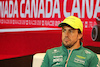 GP CANADA, Fernando Alonso (ESP) Aston Martin F1 Team in the post race FIA Press Conference.
18.06.2023. Formula 1 World Championship, Rd 9, Canadian Grand Prix, Montreal, Canada, Gara Day.
- www.xpbimages.com, EMail: requests@xpbimages.com © Copyright: Bearne / XPB Images