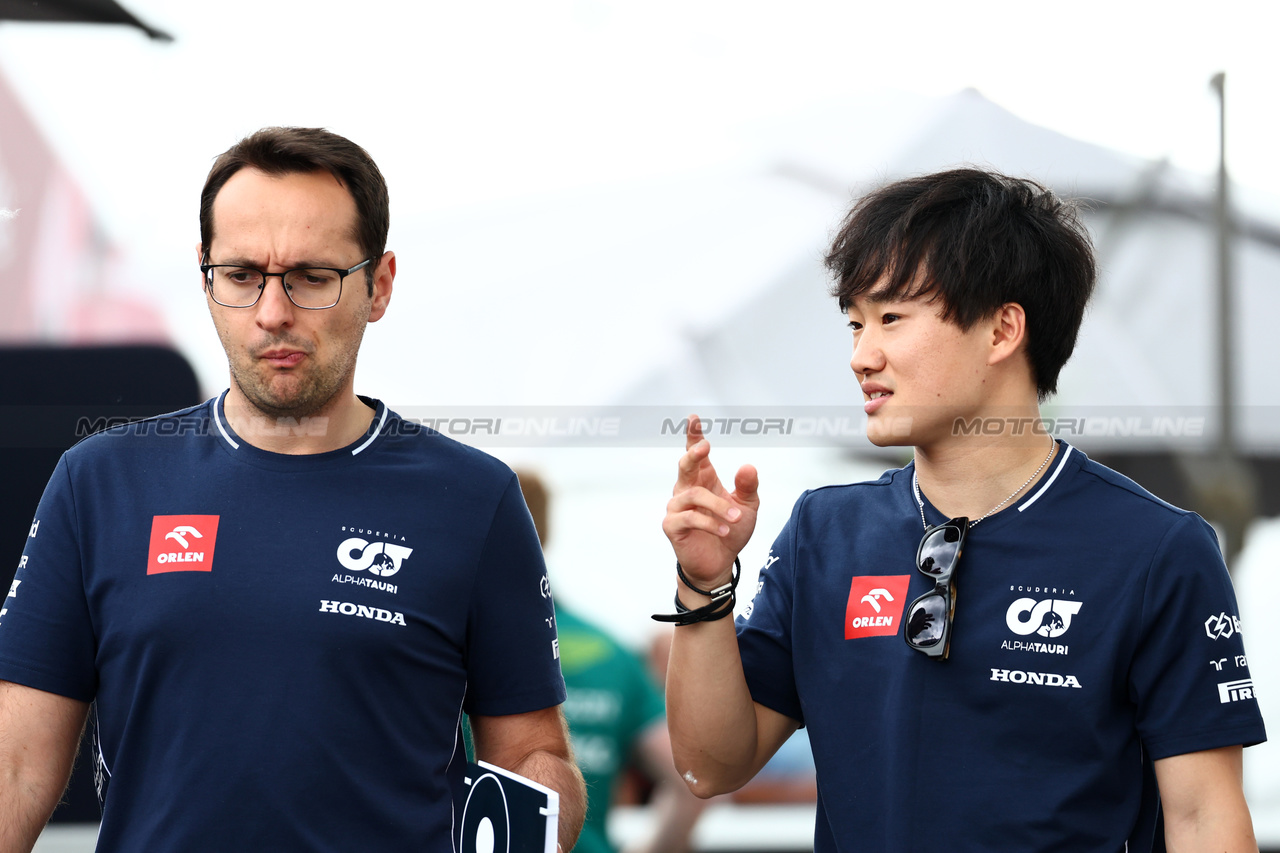 GP CANADA, Yuki Tsunoda (JPN) AlphaTauri.

15.06.2023. Formula 1 World Championship, Rd 9, Canadian Grand Prix, Montreal, Canada, Preparation Day.

 - www.xpbimages.com, EMail: requests@xpbimages.com © Copyright: Coates / XPB Images