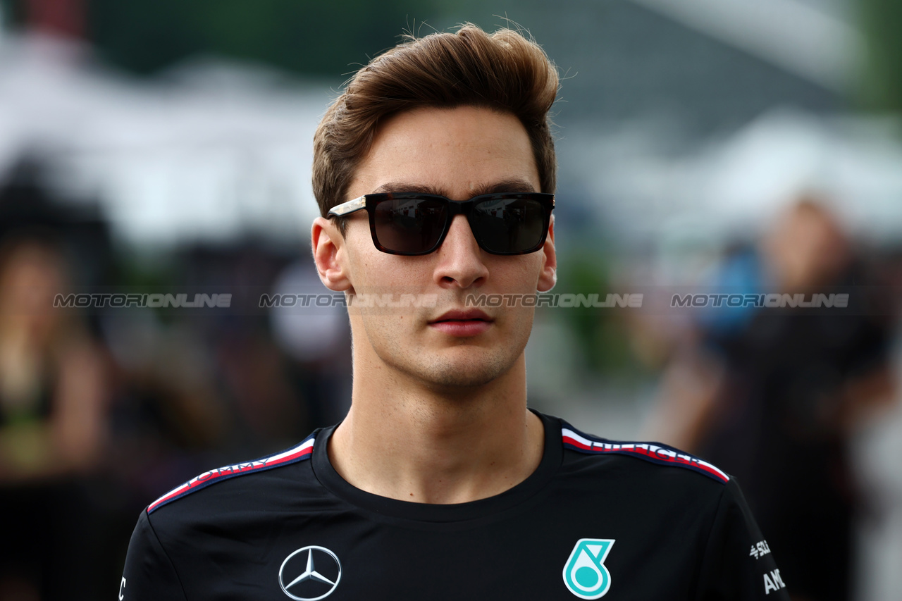 GP CANADA, George Russell (GBR) Mercedes AMG F1.

15.06.2023. Formula 1 World Championship, Rd 9, Canadian Grand Prix, Montreal, Canada, Preparation Day.

 - www.xpbimages.com, EMail: requests@xpbimages.com © Copyright: Coates / XPB Images