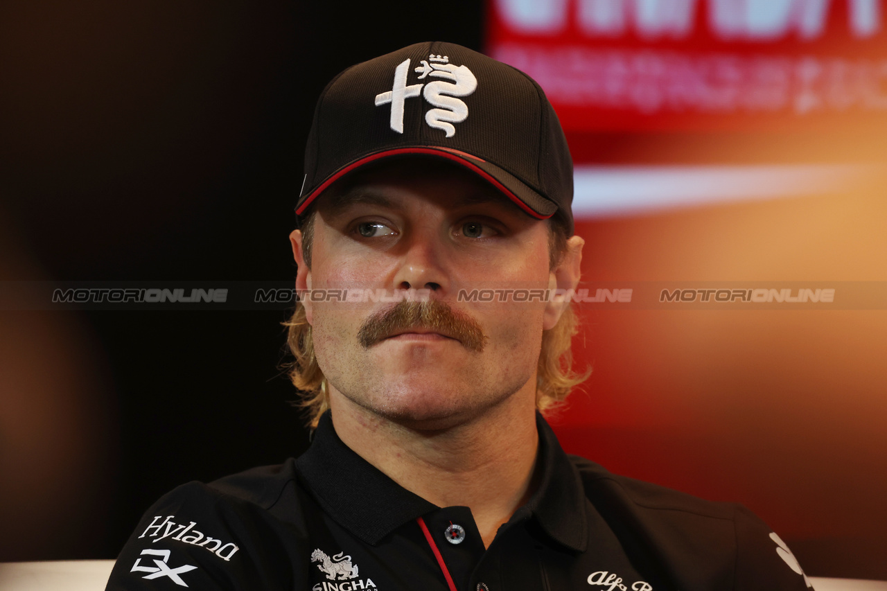 GP CANADA, Valtteri Bottas (FIN) Alfa Romeo F1 Team in the FIA Press Conference.

15.06.2023. Formula 1 World Championship, Rd 9, Canadian Grand Prix, Montreal, Canada, Preparation Day.

- www.xpbimages.com, EMail: requests@xpbimages.com © Copyright: Bearne / XPB Images