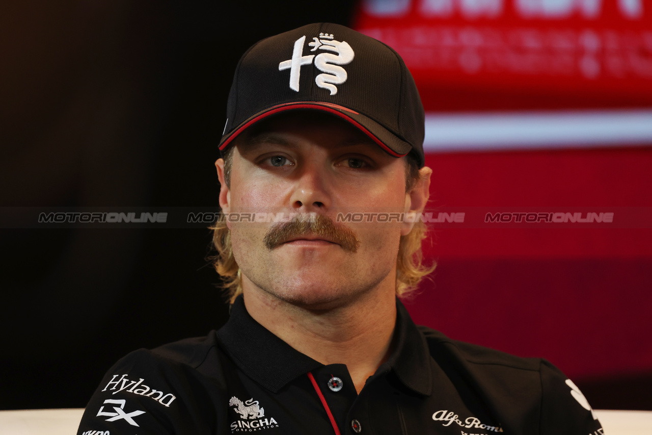 GP CANADA, Valtteri Bottas (FIN) Alfa Romeo F1 Team in the FIA Press Conference.

15.06.2023. Formula 1 World Championship, Rd 9, Canadian Grand Prix, Montreal, Canada, Preparation Day.

- www.xpbimages.com, EMail: requests@xpbimages.com © Copyright: Bearne / XPB Images