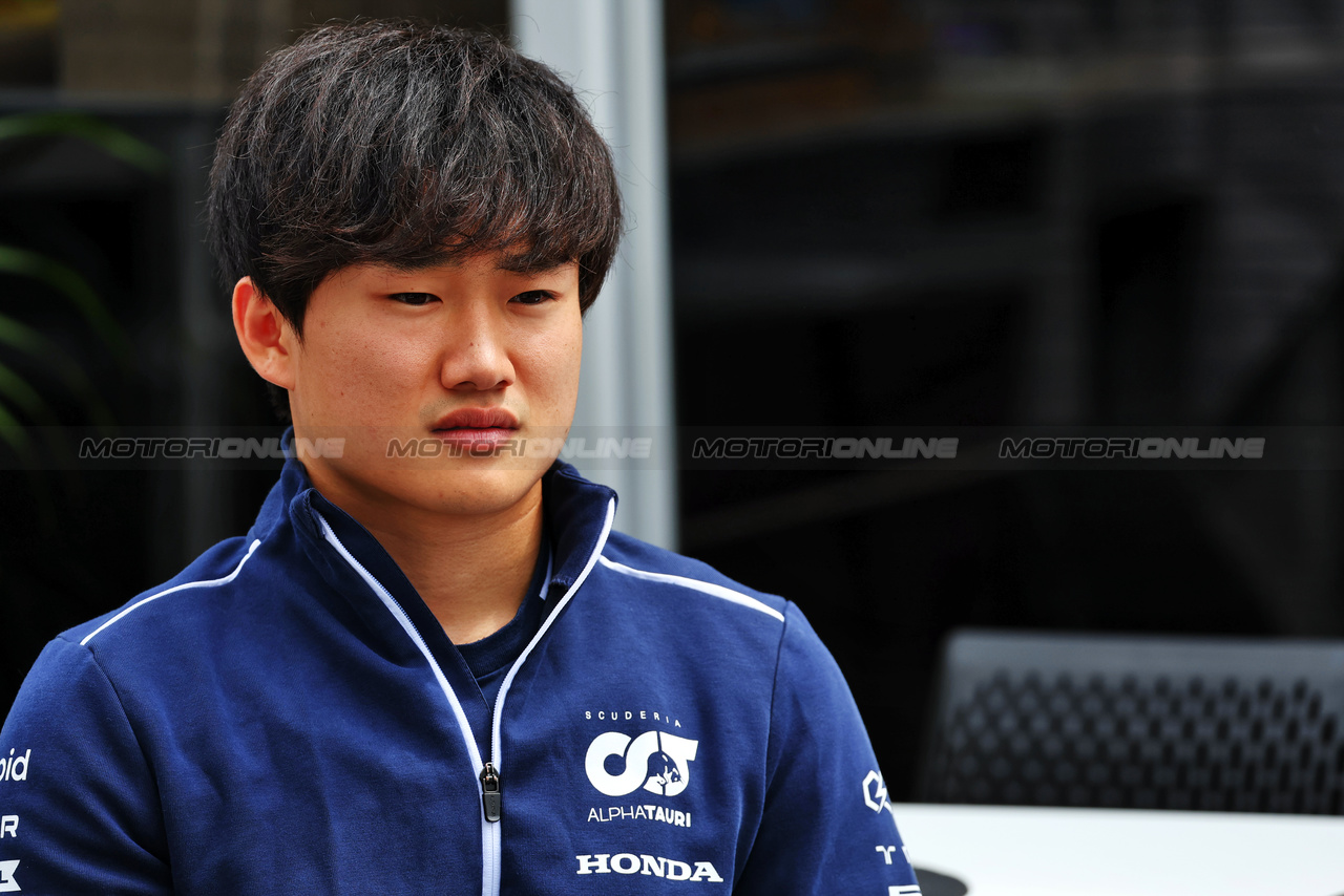 GP CANADA, Yuki Tsunoda (JPN) AlphaTauri.

15.06.2023. Formula 1 World Championship, Rd 9, Canadian Grand Prix, Montreal, Canada, Preparation Day.

- www.xpbimages.com, EMail: requests@xpbimages.com © Copyright: Batchelor / XPB Images