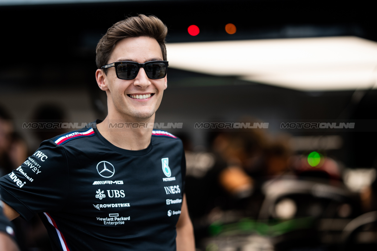 GP CANADA, George Russell (GBR) Mercedes AMG F1.

15.06.2023. Formula 1 World Championship, Rd 9, Canadian Grand Prix, Montreal, Canada, Preparation Day.

- www.xpbimages.com, EMail: requests@xpbimages.com © Copyright: Price / XPB Images