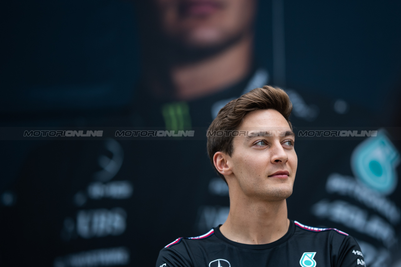 GP CANADA, George Russell (GBR) Mercedes AMG F1.

15.06.2023. Formula 1 World Championship, Rd 9, Canadian Grand Prix, Montreal, Canada, Preparation Day.

- www.xpbimages.com, EMail: requests@xpbimages.com © Copyright: Price / XPB Images