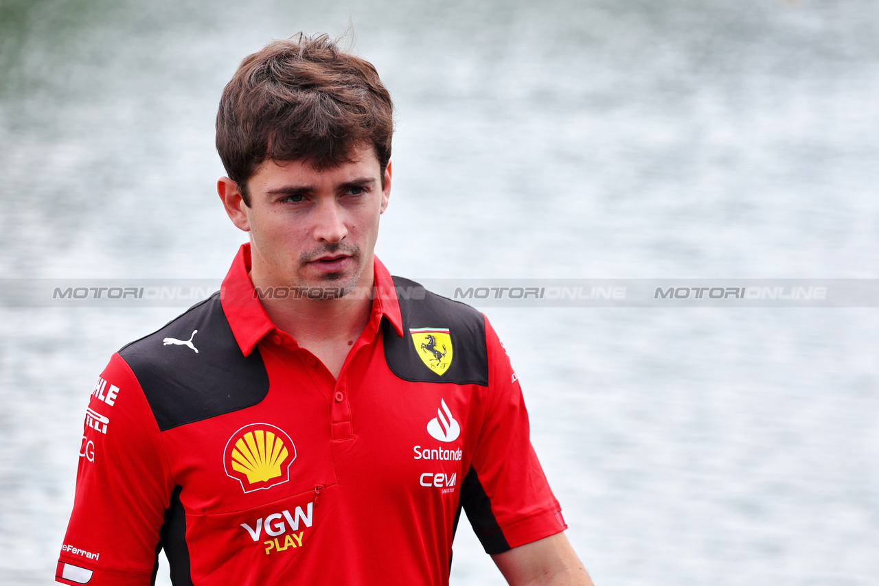 GP CANADA, Charles Leclerc (MON) Ferrari.

15.06.2023. Formula 1 World Championship, Rd 9, Canadian Grand Prix, Montreal, Canada, Preparation Day.

- www.xpbimages.com, EMail: requests@xpbimages.com © Copyright: Batchelor / XPB Images
