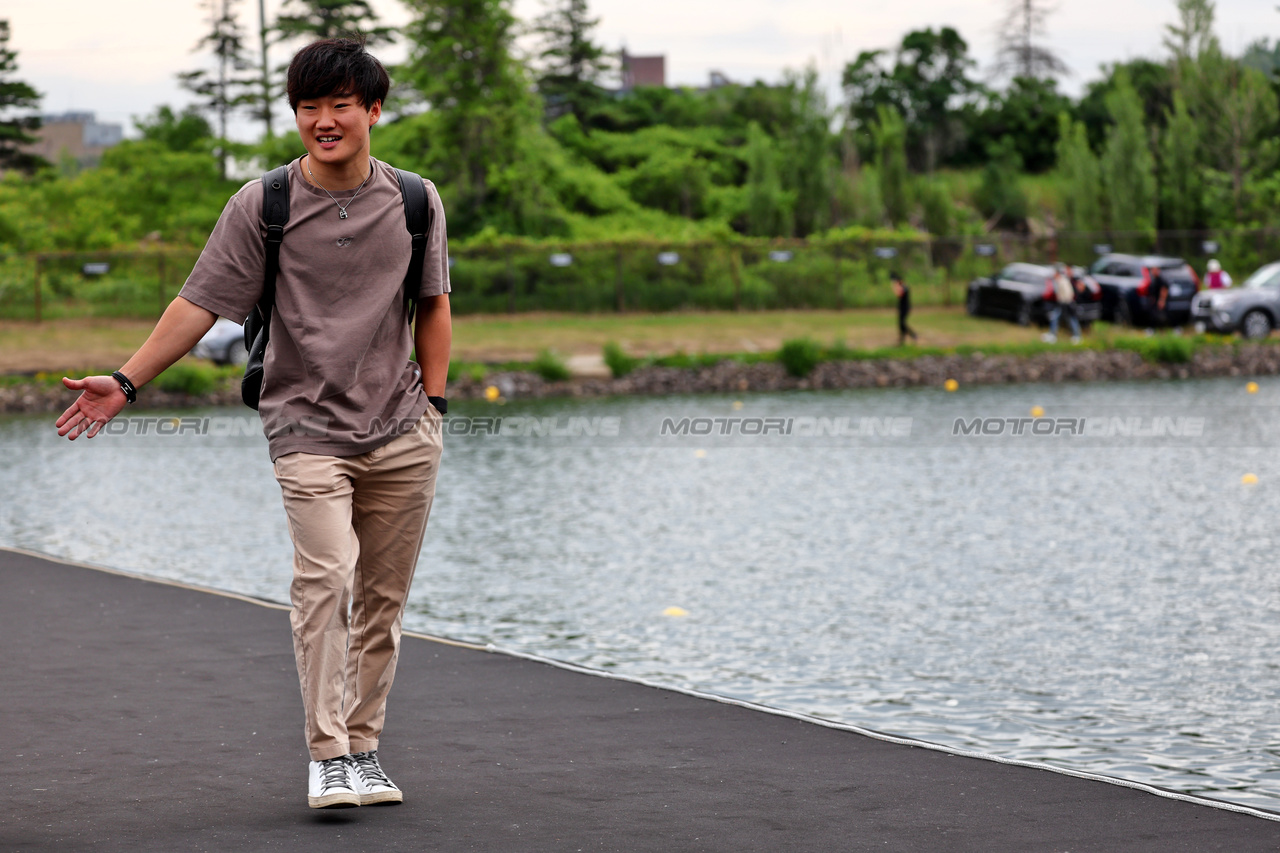 GP CANADA, Yuki Tsunoda (JPN) AlphaTauri.

15.06.2023. Formula 1 World Championship, Rd 9, Canadian Grand Prix, Montreal, Canada, Preparation Day.

- www.xpbimages.com, EMail: requests@xpbimages.com © Copyright: Batchelor / XPB Images