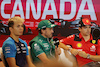 GP CANADA, (L to R): Alexander Albon (THA) Williams Racing; Fernando Alonso (ESP) Aston Martin F1 Team; e Charles Leclerc (MON) Ferrari, in the FIA Press Conference.
15.06.2023. Formula 1 World Championship, Rd 9, Canadian Grand Prix, Montreal, Canada, Preparation Day.
- www.xpbimages.com, EMail: requests@xpbimages.com © Copyright: Bearne / XPB Images