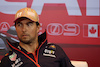GP CANADA, Sergio Perez (MEX) Red Bull Racing in the FIA Press Conference.
15.06.2023. Formula 1 World Championship, Rd 9, Canadian Grand Prix, Montreal, Canada, Preparation Day.
- www.xpbimages.com, EMail: requests@xpbimages.com © Copyright: Bearne / XPB Images