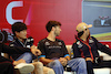 GP CANADA, (L to R): Yuki Tsunoda (JPN) AlphaTauri; Pierre Gasly (FRA) Alpine F1 Team; e Sergio Perez (MEX) Red Bull Racing in the FIA Press Conference.
15.06.2023. Formula 1 World Championship, Rd 9, Canadian Grand Prix, Montreal, Canada, Preparation Day.
- www.xpbimages.com, EMail: requests@xpbimages.com © Copyright: Bearne / XPB Images