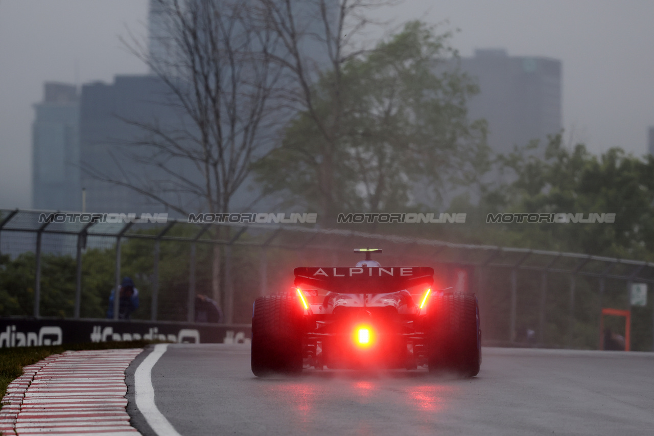GP CANADA, Pierre Gasly (FRA) Alpine F1 Team A523.

17.06.2023. Formula 1 World Championship, Rd 9, Canadian Grand Prix, Montreal, Canada, Qualifiche Day.

- www.xpbimages.com, EMail: requests@xpbimages.com © Copyright: Bearne / XPB Images