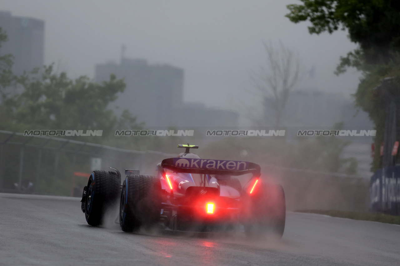 GP CANADA, Logan Sargeant (USA) Williams Racing FW45.

17.06.2023. Formula 1 World Championship, Rd 9, Canadian Grand Prix, Montreal, Canada, Qualifiche Day.

- www.xpbimages.com, EMail: requests@xpbimages.com © Copyright: Bearne / XPB Images