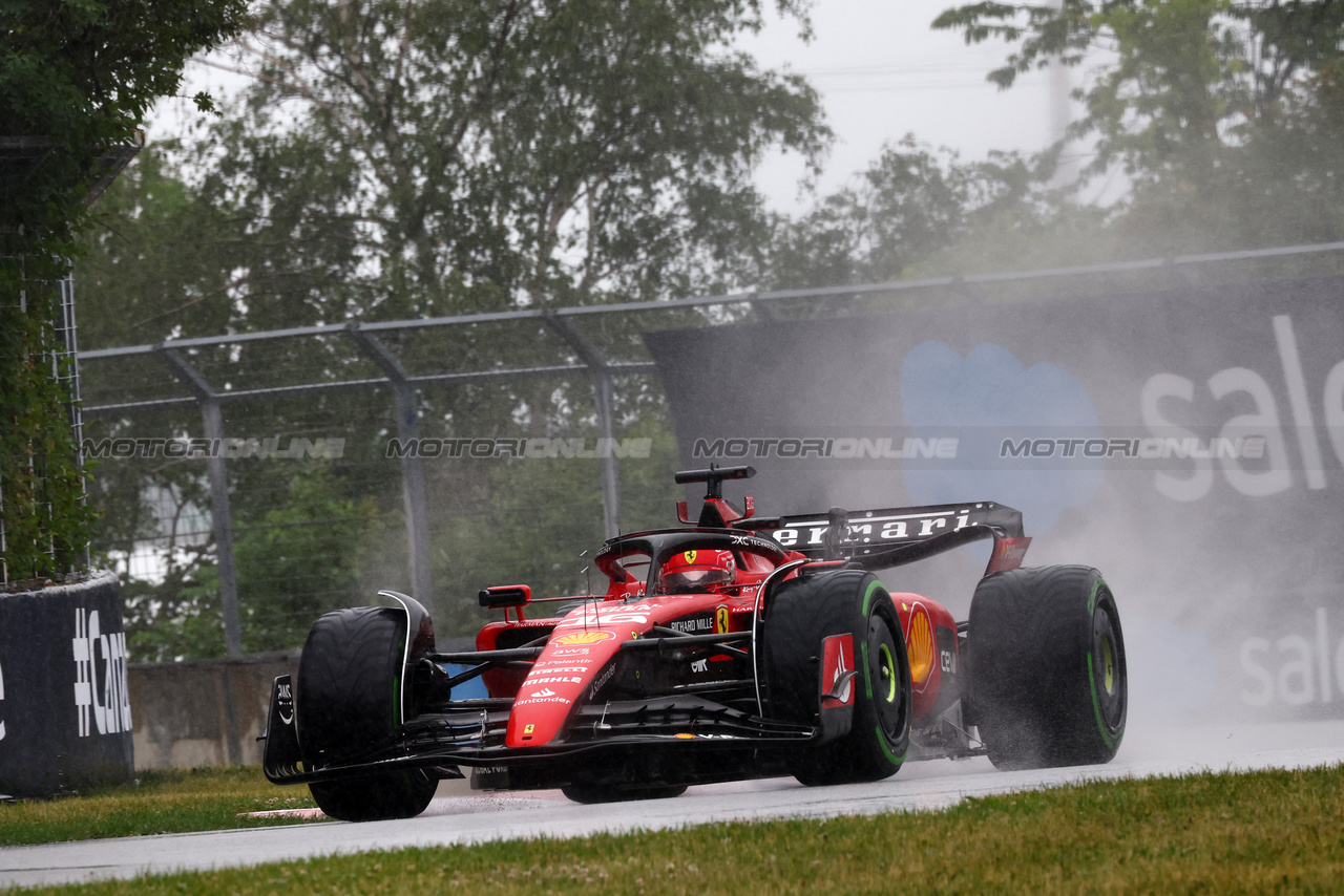 GP CANADA, Charles Leclerc (MON) Ferrari SF-23.

17.06.2023. Formula 1 World Championship, Rd 9, Canadian Grand Prix, Montreal, Canada, Qualifiche Day.

 - www.xpbimages.com, EMail: requests@xpbimages.com © Copyright: Coates / XPB Images