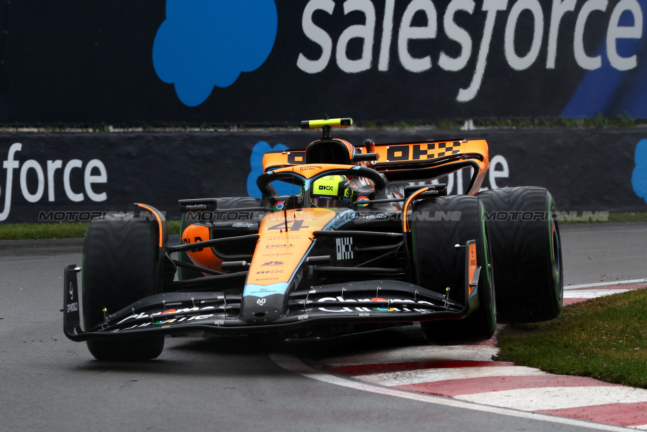 GP CANADA, Lando Norris (GBR) McLaren MCL60.

17.06.2023. Formula 1 World Championship, Rd 9, Canadian Grand Prix, Montreal, Canada, Qualifiche Day.

 - www.xpbimages.com, EMail: requests@xpbimages.com © Copyright: Coates / XPB Images