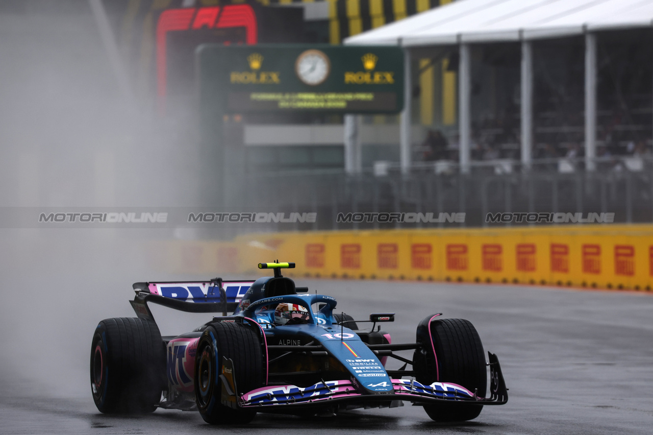 GP CANADA, Pierre Gasly (FRA), Alpine F1 Team 
17.06.2023. Formula 1 World Championship, Rd 9, Canadian Grand Prix, Montreal, Canada, Qualifiche Day.
- www.xpbimages.com, EMail: requests@xpbimages.com © Copyright: Charniaux / XPB Images