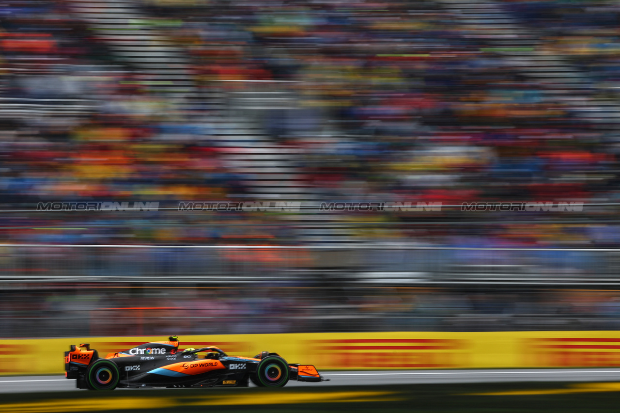 GP CANADA, Lando Norris (GBR), McLaren F1 Team 
17.06.2023. Formula 1 World Championship, Rd 9, Canadian Grand Prix, Montreal, Canada, Qualifiche Day.
- www.xpbimages.com, EMail: requests@xpbimages.com © Copyright: Charniaux / XPB Images