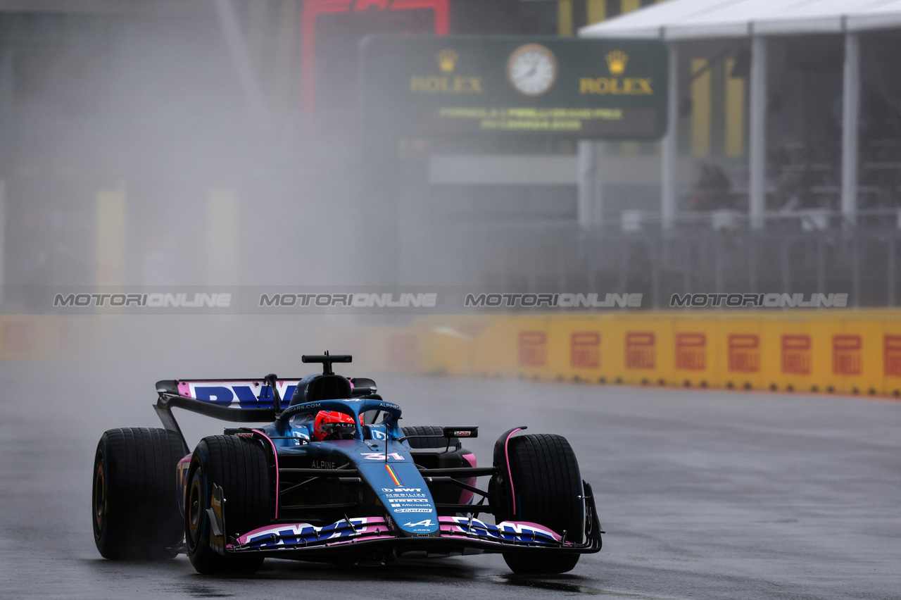 GP CANADA, Esteban Ocon (FRA), Alpine F1 Team 
17.06.2023. Formula 1 World Championship, Rd 9, Canadian Grand Prix, Montreal, Canada, Qualifiche Day.
- www.xpbimages.com, EMail: requests@xpbimages.com © Copyright: Charniaux / XPB Images
