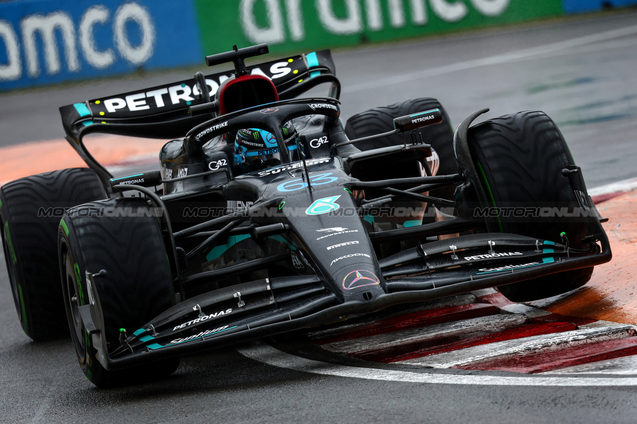 GP CANADA, George Russell (GBR), Mercedes AMG F1 
17.06.2023. Formula 1 World Championship, Rd 9, Canadian Grand Prix, Montreal, Canada, Qualifiche Day.
- www.xpbimages.com, EMail: requests@xpbimages.com © Copyright: Charniaux / XPB Images