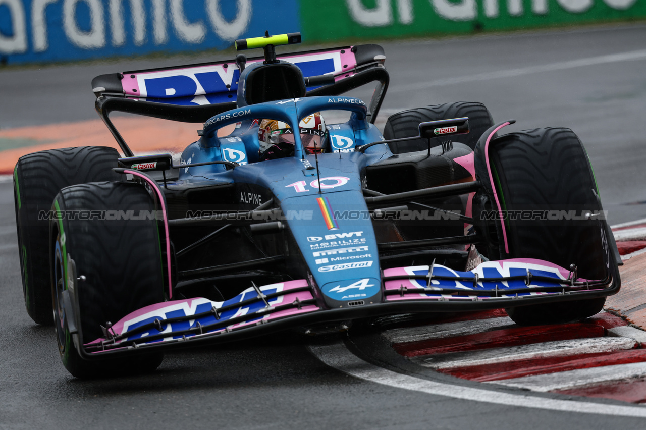 GP CANADA, Pierre Gasly (FRA), Alpine F1 Team 
17.06.2023. Formula 1 World Championship, Rd 9, Canadian Grand Prix, Montreal, Canada, Qualifiche Day.
- www.xpbimages.com, EMail: requests@xpbimages.com © Copyright: Charniaux / XPB Images