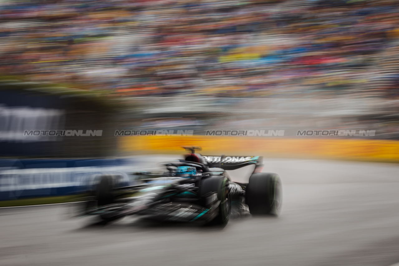 GP CANADA, George Russell (GBR) Mercedes AMG F1 W14.

17.06.2023. Formula 1 World Championship, Rd 9, Canadian Grand Prix, Montreal, Canada, Qualifiche Day.

- www.xpbimages.com, EMail: requests@xpbimages.com © Copyright: Bearne / XPB Images