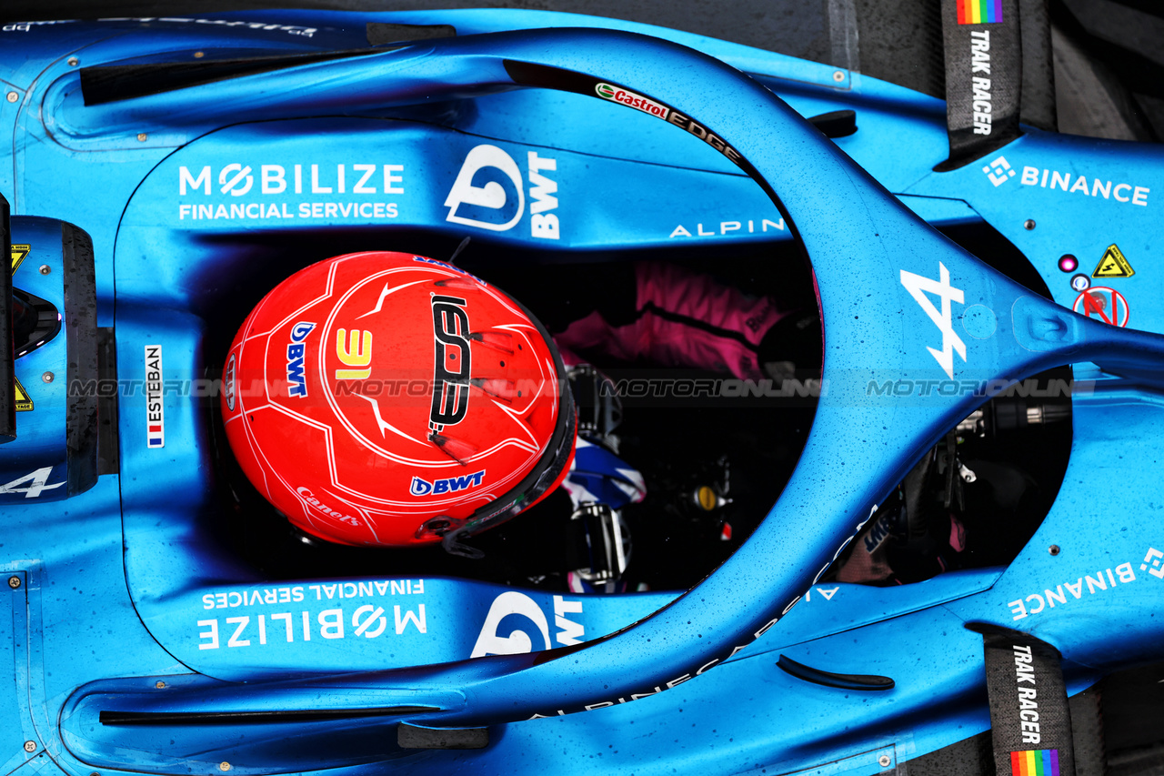 GP CANADA, Esteban Ocon (FRA) Alpine F1 Team A523.

17.06.2023. Formula 1 World Championship, Rd 9, Canadian Grand Prix, Montreal, Canada, Qualifiche Day.

- www.xpbimages.com, EMail: requests@xpbimages.com © Copyright: Batchelor / XPB Images