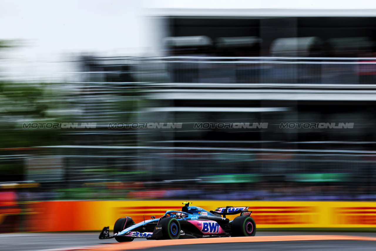 GP CANADA, Pierre Gasly (FRA) Alpine F1 Team A523.

17.06.2023. Formula 1 World Championship, Rd 9, Canadian Grand Prix, Montreal, Canada, Qualifiche Day.

- www.xpbimages.com, EMail: requests@xpbimages.com © Copyright: Charniaux / XPB Images